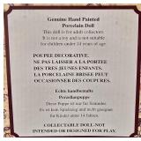 LL-FR - Stefan & Heidi Porcelain Dolls - Genuine Hand-Painted 14.5 in Tall Collectible Set of 2