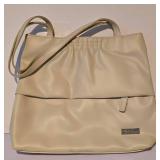 LL-FR - Poccilini Italy Handbags - Ivory, Gray & Tan (Lot of 3)
