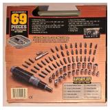 LL-FR - 69-Piece Socket/Driver Ratchet Set Lot - Luggage Locks, Tarps, Maglite & More