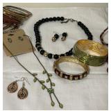 Cherokee 57 Fashion Jewelry - Assorted Bracelets, Necklaces & Earrings Lot