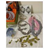 Cherokee 57 Fashion Jewelry - Assorted Bracelets, Necklaces & Earrings Lot