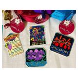 B2 - Travel Memorabilia Bundle: Singapore Magnets, India Souvenirs & Textiles