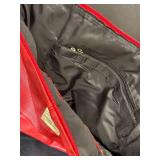 B1 - Cherokee Red Tote Bag with Braided Handles Includes Quilted Pouch & Detachable Strap