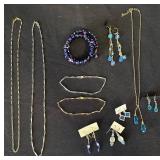 B2 - Assorted Costume Jewelry Lot - Necklaces, Bracelets, Earrings, Beads & Pearls