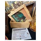 B2 - Madrid Travel Souvenir Lot - Gemstone Paintings, Indian Boxes & Decorative Trinkets