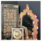 B2 - Madrid Travel Souvenir Lot - Gemstone Paintings, Indian Boxes & Decorative Trinkets