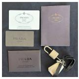 K - Vintage Prada Handbag / Vintage Prada Wool and Leather Shoulder Handbag