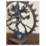 K - Nataraja Shiva Dancing God Statue - Hindu Deity Decor