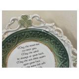 K - Grasslands Road Irish Blessing Plate