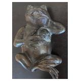 LR - Adorable Bronze Frog Figurines Set of 3