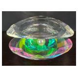 K - Oleg Cassini Crystal Oyster with Pearl Figurine