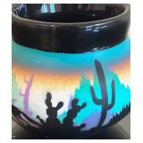 K - Benally Dine Petite Desert Scene Pottery Vase