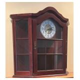 LR - Masterpiece Clock Cabinet / Wood Mantel Display Case