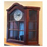 LR - Masterpiece Clock Cabinet / Wood Mantel Display Case