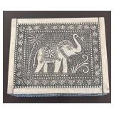 K - Leaf Platter & Elephant Design Trinket Box
