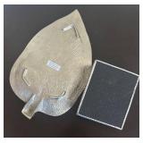 K - Leaf Platter & Elephant Design Trinket Box