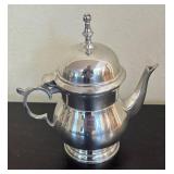 Five Silver-Plated Teapot Candle Holders