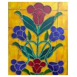LR - Stained Glass Style Framed Decor