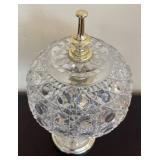 LR - Boudoir Crystal Lamp with Diamond Cut Shade