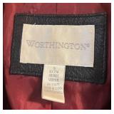 LR - Worthington Leather Coat Size 1X