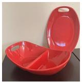 LR - Rachael Ray Serving Bowl & Platter Set