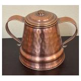 LR - Gregorian Copper Teapot Set with Pot with Sugar & Creamer