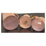 LR - Gregorian Copper Teapot Set with Pot with Sugar & Creamer