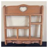 LR - Wooden Display Wall Shelves