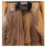LR - Hudson Place Coat - Size Large - Brown Fur Hooded Coat