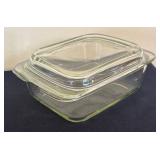 K - Pyrex, Anchor Hocking & Pampered Chef Glass Bakeware Lot - Bowls & Dishes