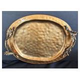 LR - Serving Platter, Brown Ceramic Pot, Candle Holder and More