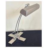 LR - Adjustable Brushed Silver Lamp