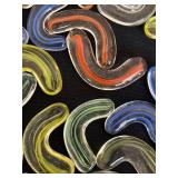 K - Art Glass Squiggles - Assorted Colors