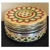 LR - Depression Glass Platter with Elephant-Leg Stand - Platter, Trinket Box, Wooden Whale Sculpture and More