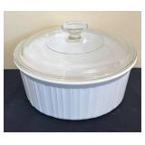 LR - CorningWare & Pyrex Glass Bakeware Lot - Floral Pattern Casseroles & Cake Pans and More