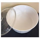 LR - CorningWare & Pyrex Glass Bakeware Lot - Floral Pattern Casseroles & Cake Pans and More