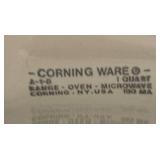 LR - CorningWare & Pyrex Glass Bakeware Lot - Floral Pattern Casseroles & Cake Pans and More