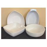 LR - White Serving Bowls