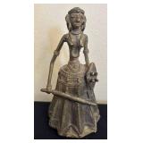 K - Dhokra Brass Figurine Bell