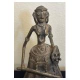 K - Dhokra Brass Figurine Bell