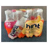 12 Bottles Of Hint Peach Raspberry