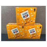 3 X 6Ct Packs Of White Cheddar Skinny Pop