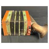 Vintage M. Hohner Accordion with Brass Horn and Steel Bronze Reeds