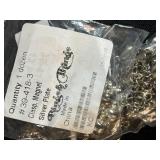 Assorted Jewelry Making Supplies with Leather Connectors, Clasps, and Cord Spools