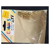 Assorted Jewelry Making Supplies with Leather Connectors, Clasps, and Cord Spools