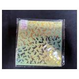 Set of 2 Decorative Fluted Glass Bowls and 7 Holographic Glass Coasters