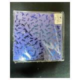 Set of 2 Decorative Fluted Glass Bowls and 7 Holographic Glass Coasters