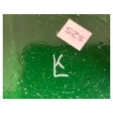 Set of 2 Decorative Fluted Glass Bowls and 7 Holographic Glass Coasters