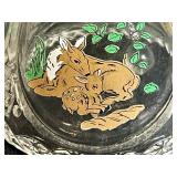 Vintage Porcelain Animal Figurine Collection with Glass Bell Inc Lefton, Holland Mold & HOMCO