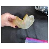 Lot of Art Glass Bowls and Assorted Fused Glass Pieces